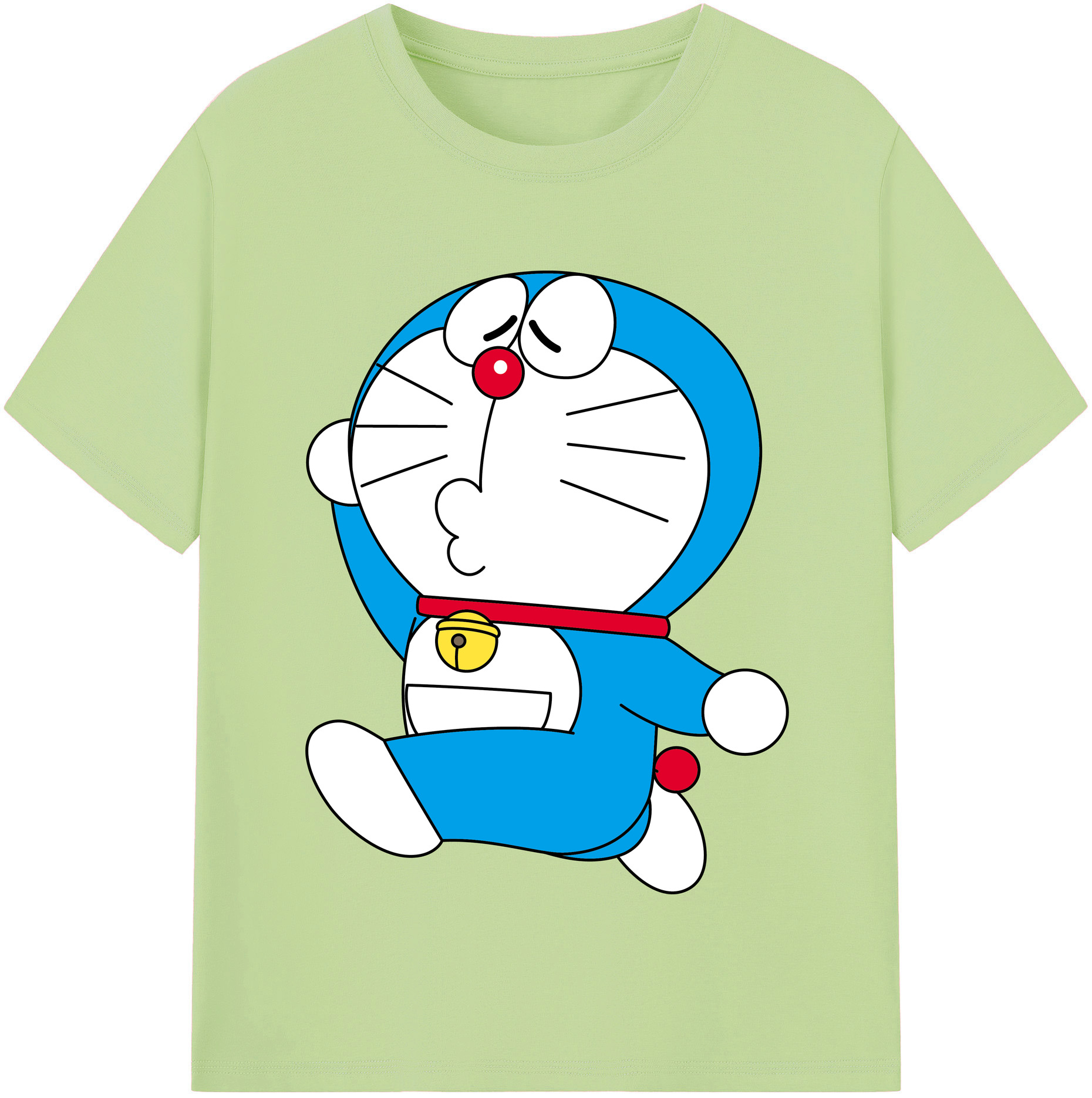 （画像用） ドラえもん Doraemon 綿100％半袖Tシャツ（フロントプリント）